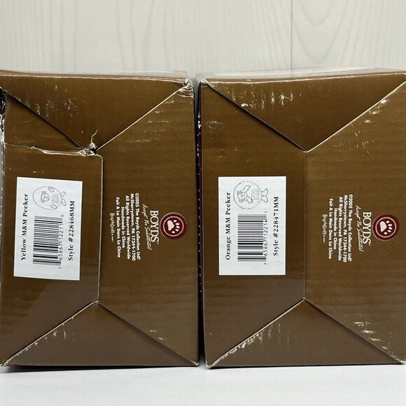 Boyds Bears & Friends M&M Collectible Resin Figurines 2 pc 2005 w/ box - Picture 9 of 12